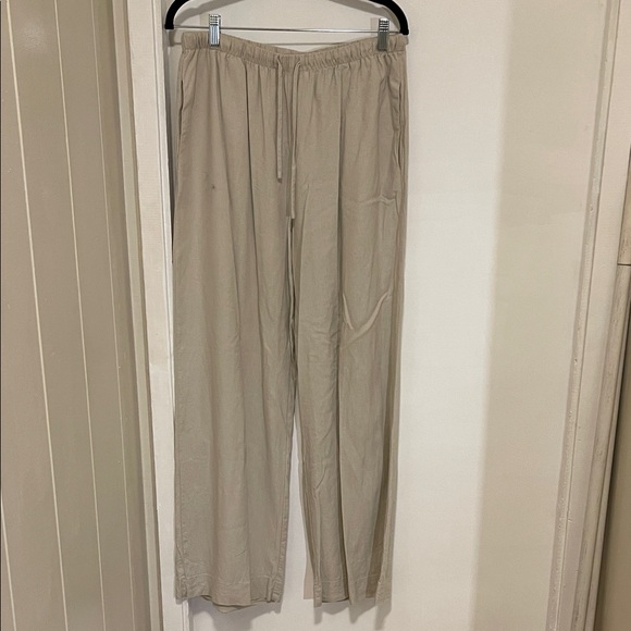 Cotton On Pants - Cotton On Light Beige Drawstring Joggers